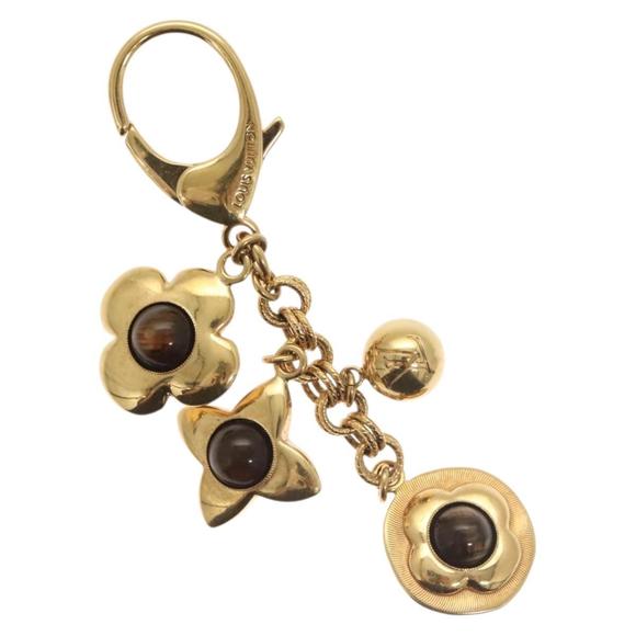 LOUIS VUITTON Bijoux Sac Tresor Key Holder Gold M66349 LV Auth 133209 - Picture 1 of 4